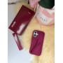 Бордовий чохол rhode на iPhone 16  lip Case Raspberry Jelly 